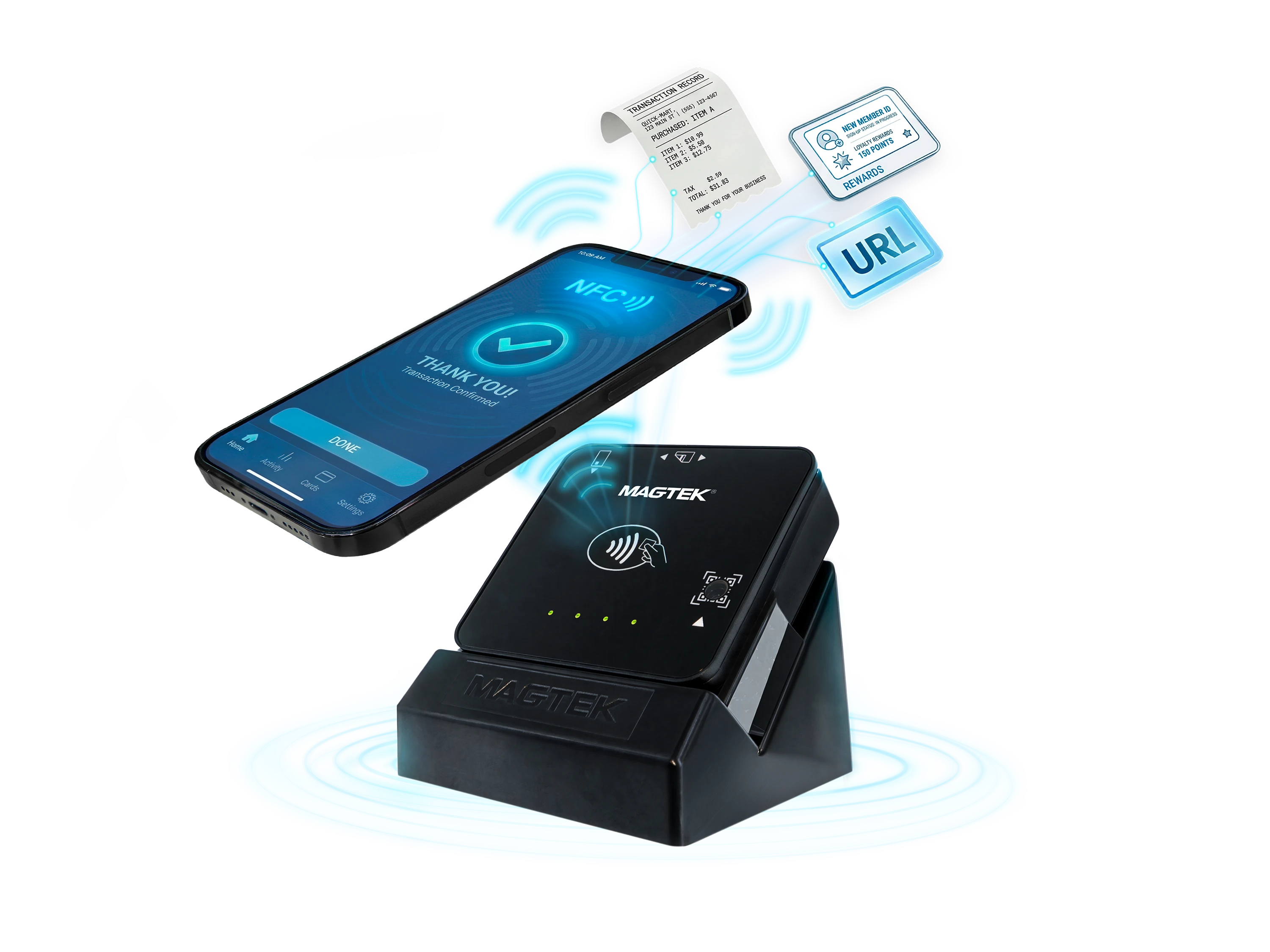 DynaCast digital engagement with DynaFlex II Go at checkout